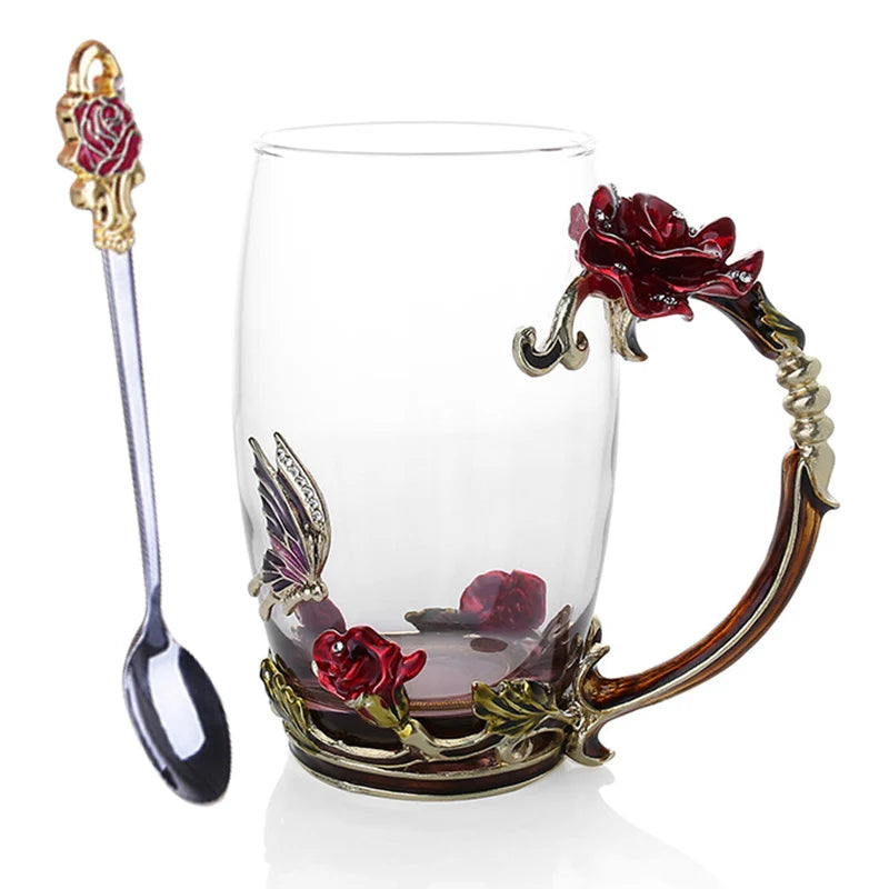 Transparent Mug Set for Mother’s Day - Joyful Gift for Her