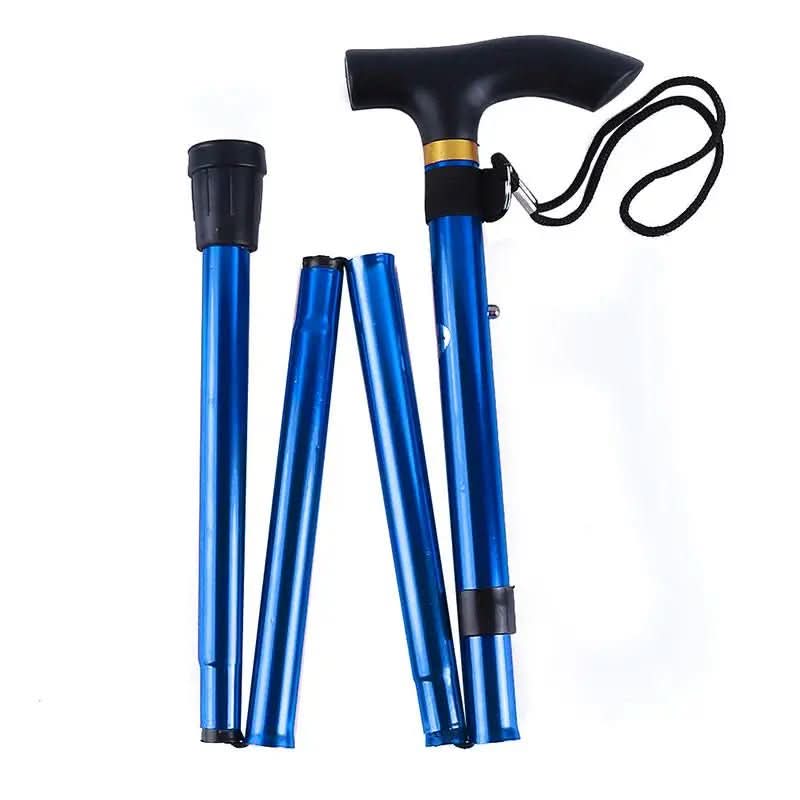 Adjustable Foldable Walking Cane for Enhanced Stability