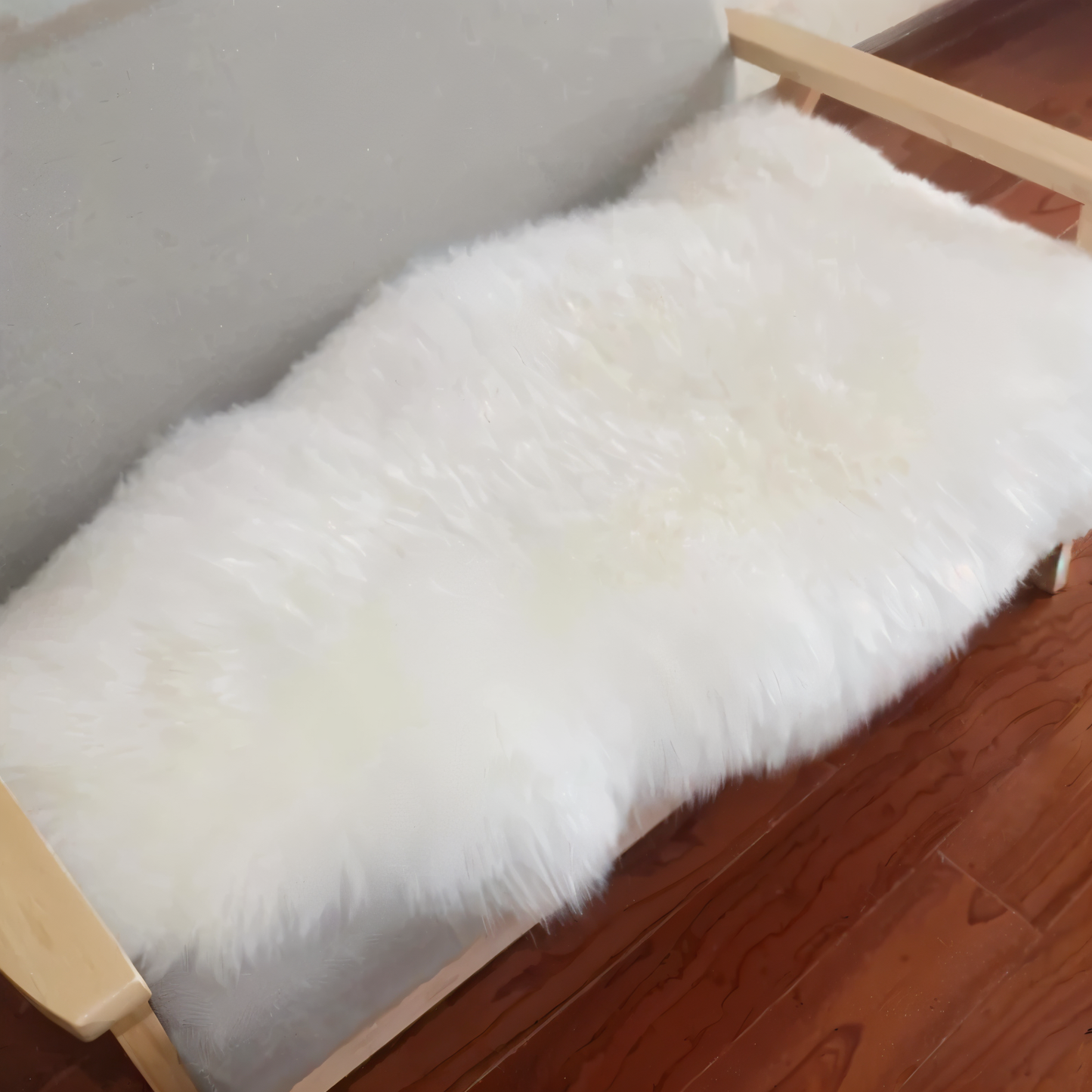 Soft Imitation Sheepskin Rug – Faux Fur for Home Decor