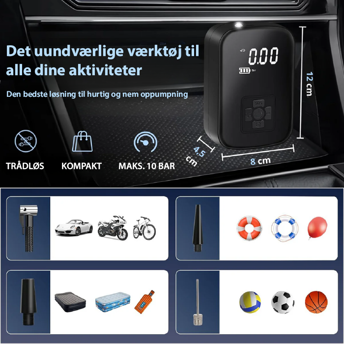 Portable Wireless Tire Inflator for Any Adventure