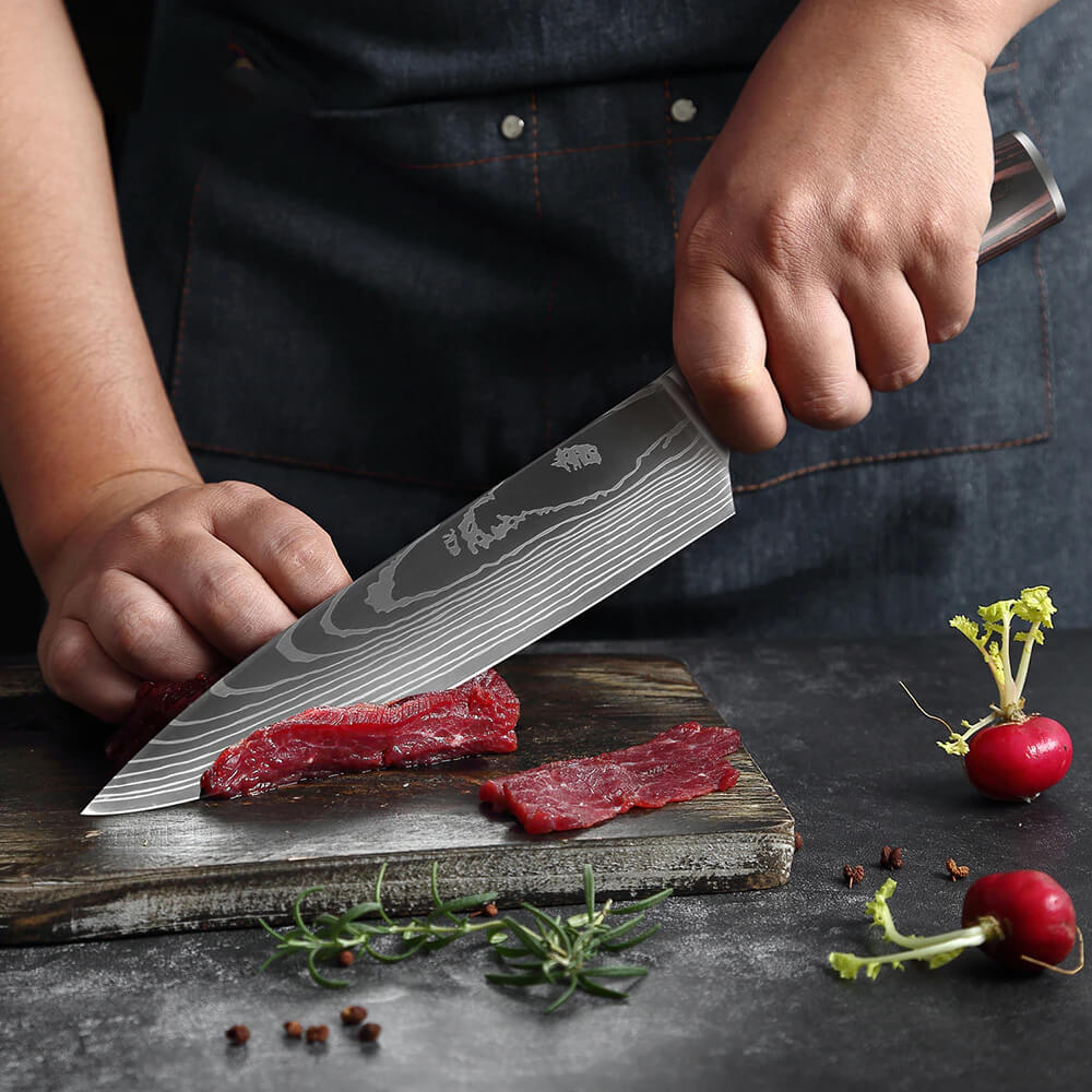 Japanese Kitchen Blades – Damascus Steel Knives Set