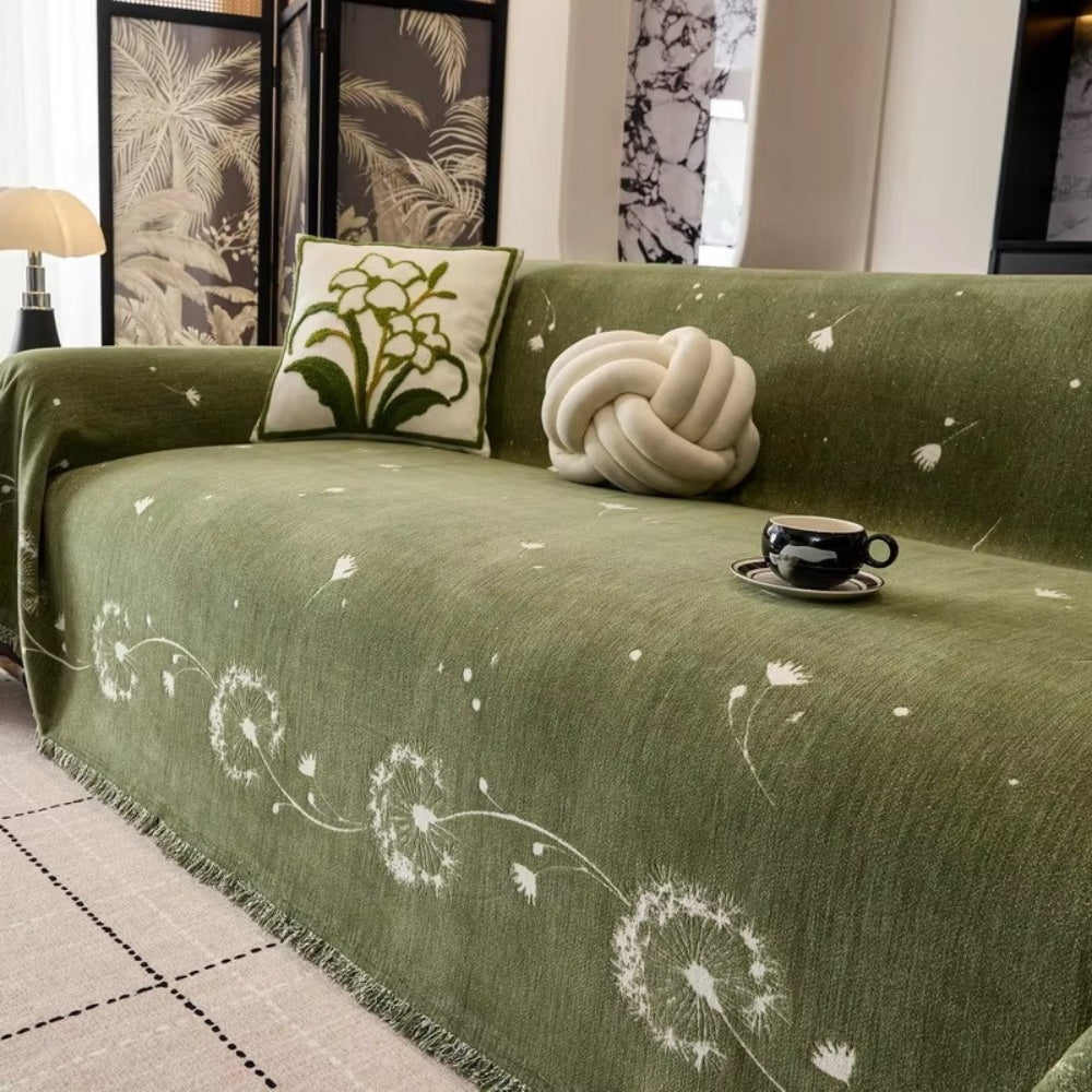 Serene Dandelion Dream Sofa Protector