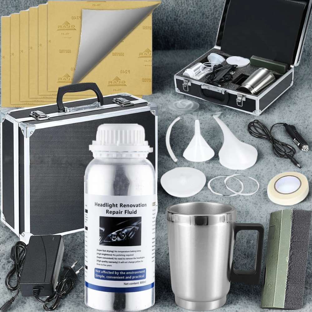 LED Headlight Restoration Kit for Clear Vision