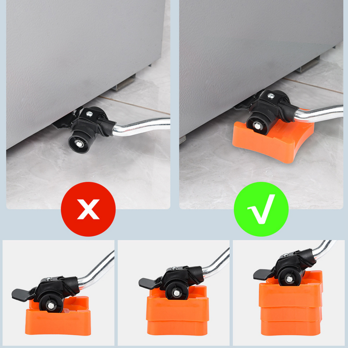 Moving Rollers for Furniture with Lifting Accessories