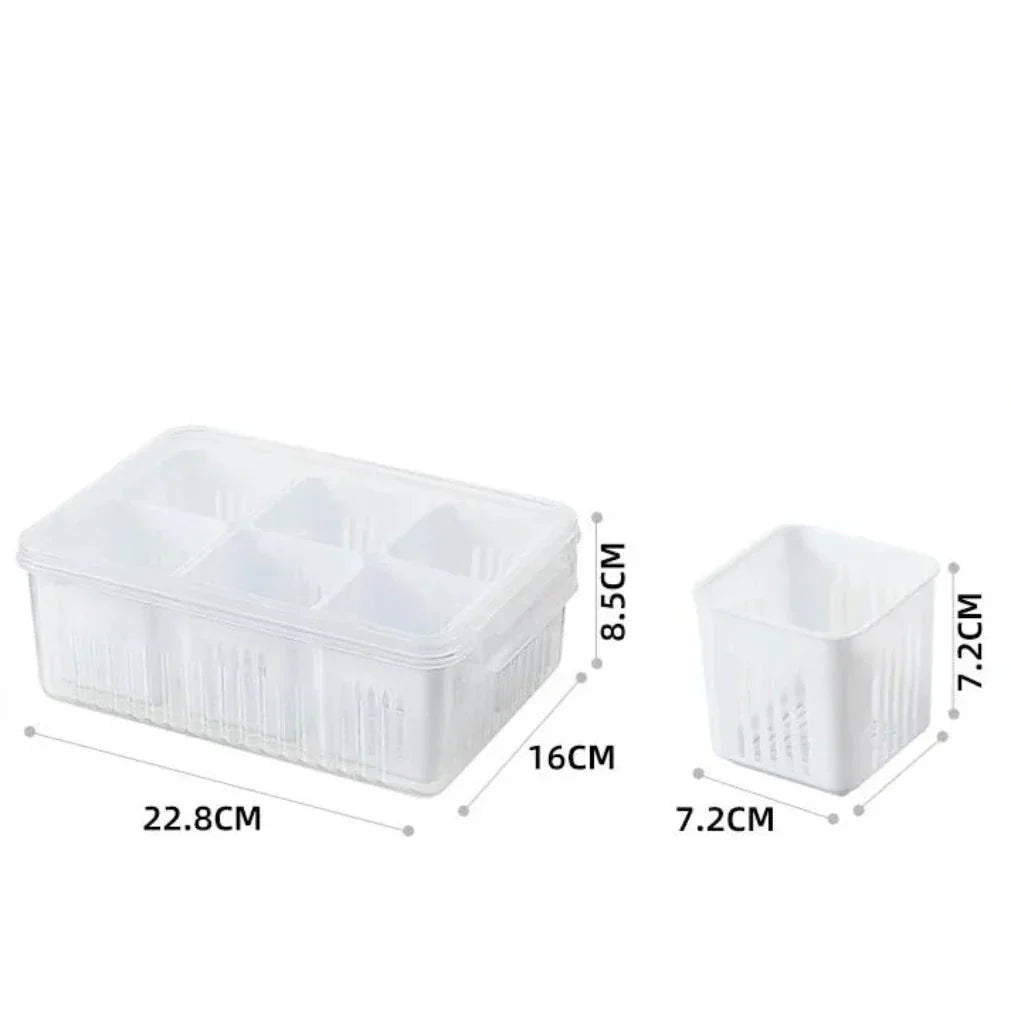Fridge Freshkeeper | Moisture Control & Stackable Organizer