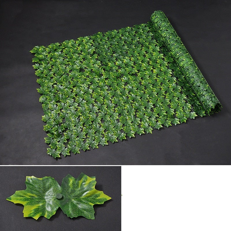 Artificial Leaf Privacy Screen | Weather Resistant & Customizable