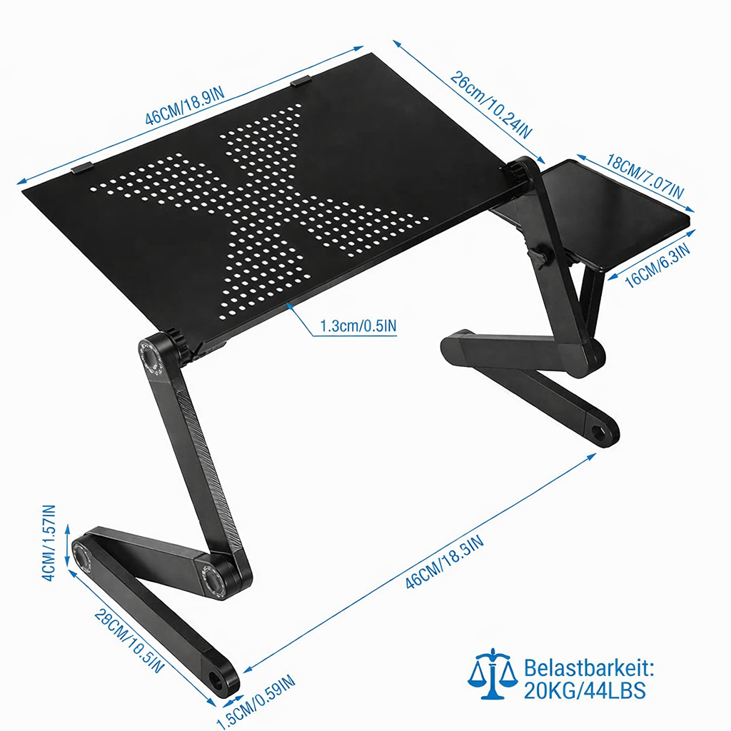 ErgoLift Laptop Riser | 360° Adjustable for Comfort & Health