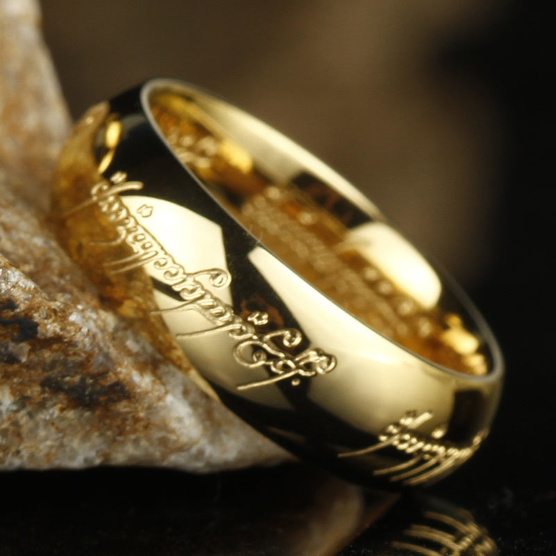 Luminous Rune Ring with Enchanted Glow