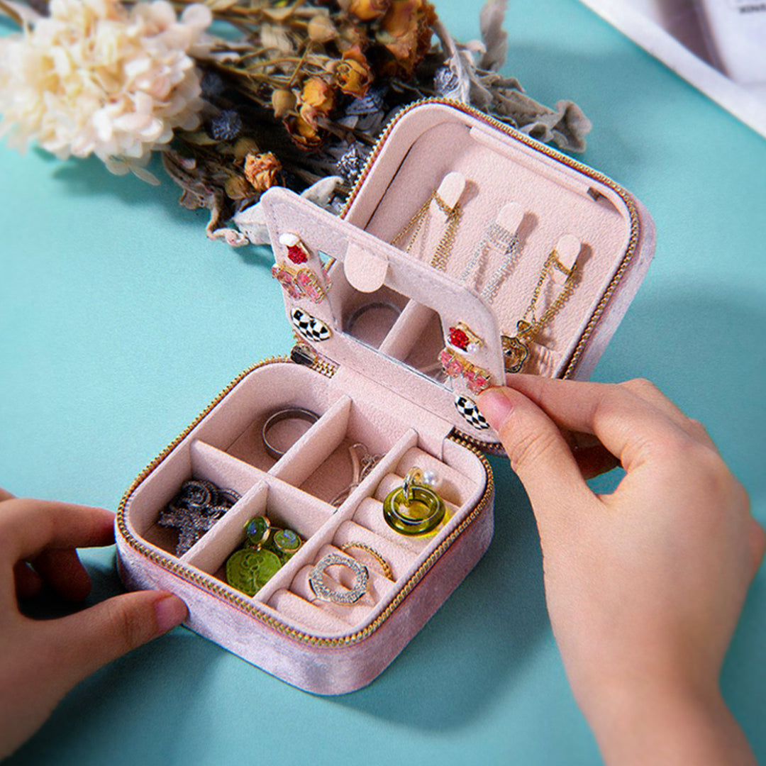 Chic Travel Jewelry Organizer