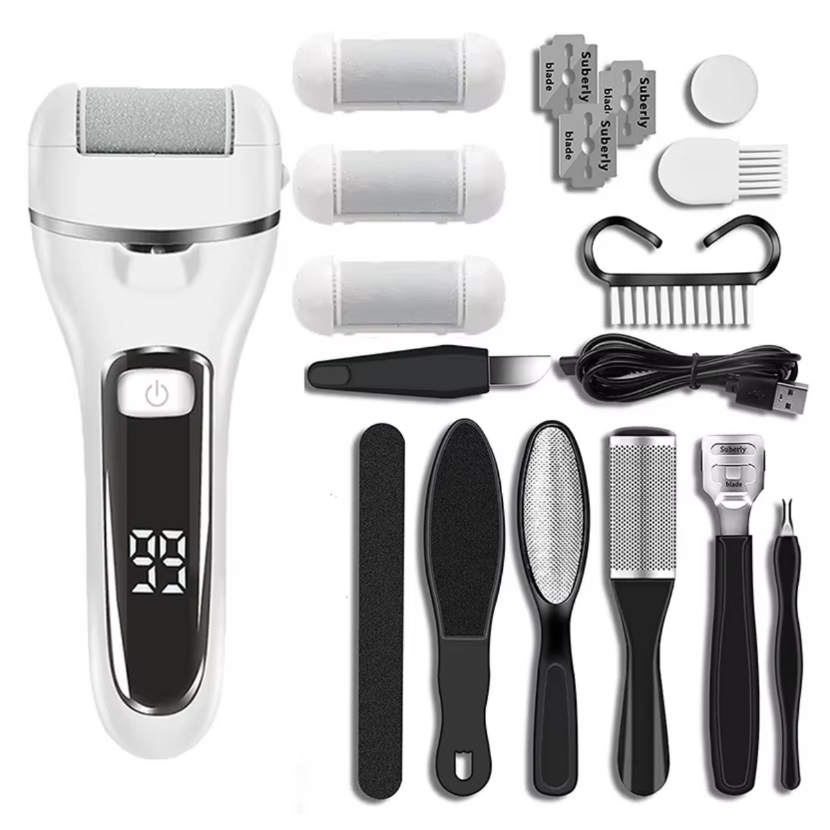 Efficient Electric Foot File for Easy Pedicure