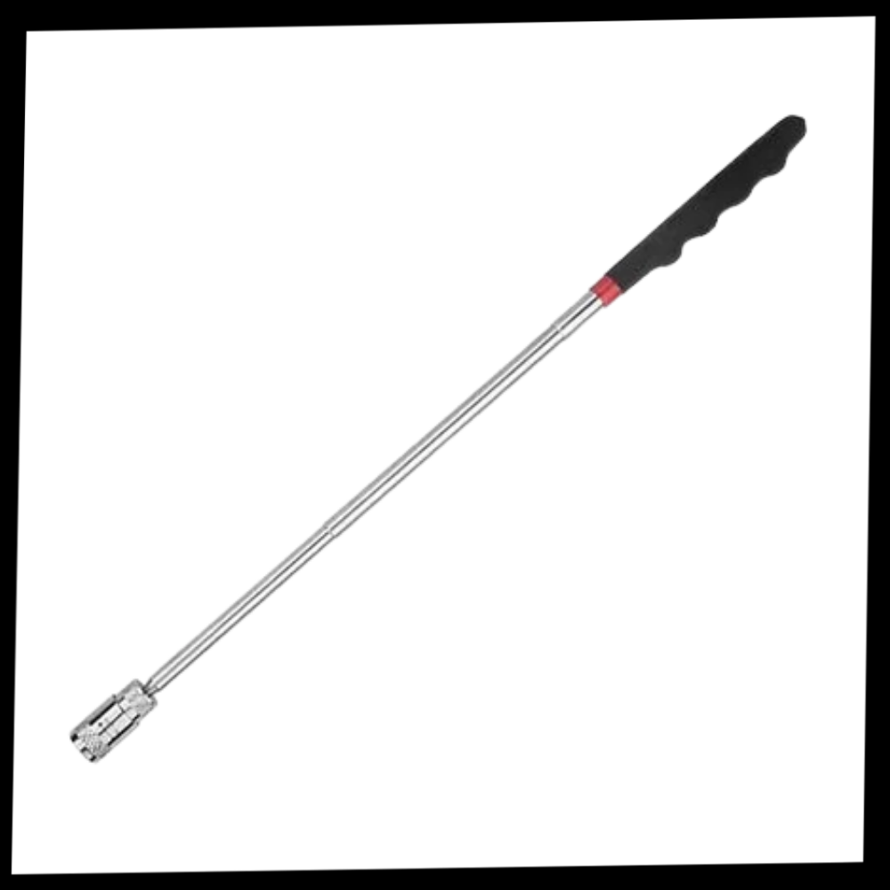 Extendable Magnetic Retrieval Tool with LED Light