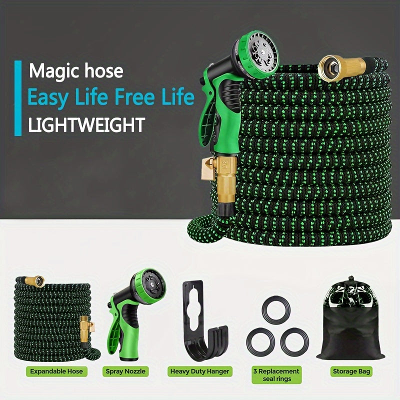 Portable Watering Hose for Irrigation and Cleaning Use