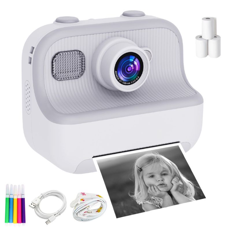 Instant Print Camera for Kids - Inkless Photo Capture