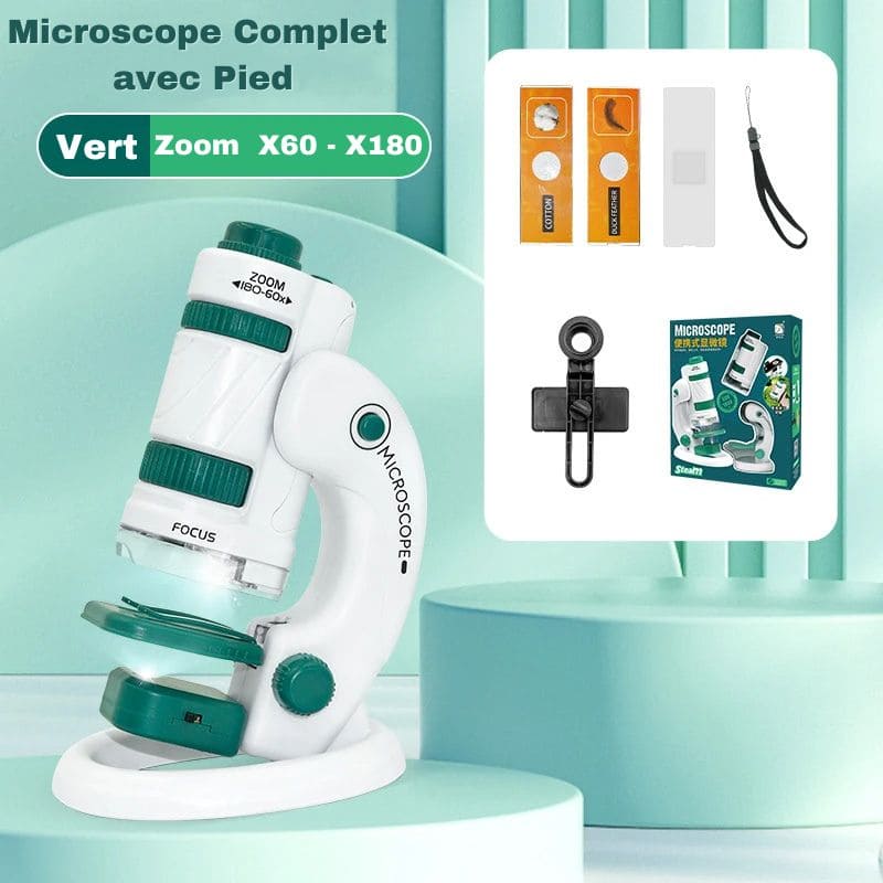 Children's Pocket Microscope for Early Exploration Activities
