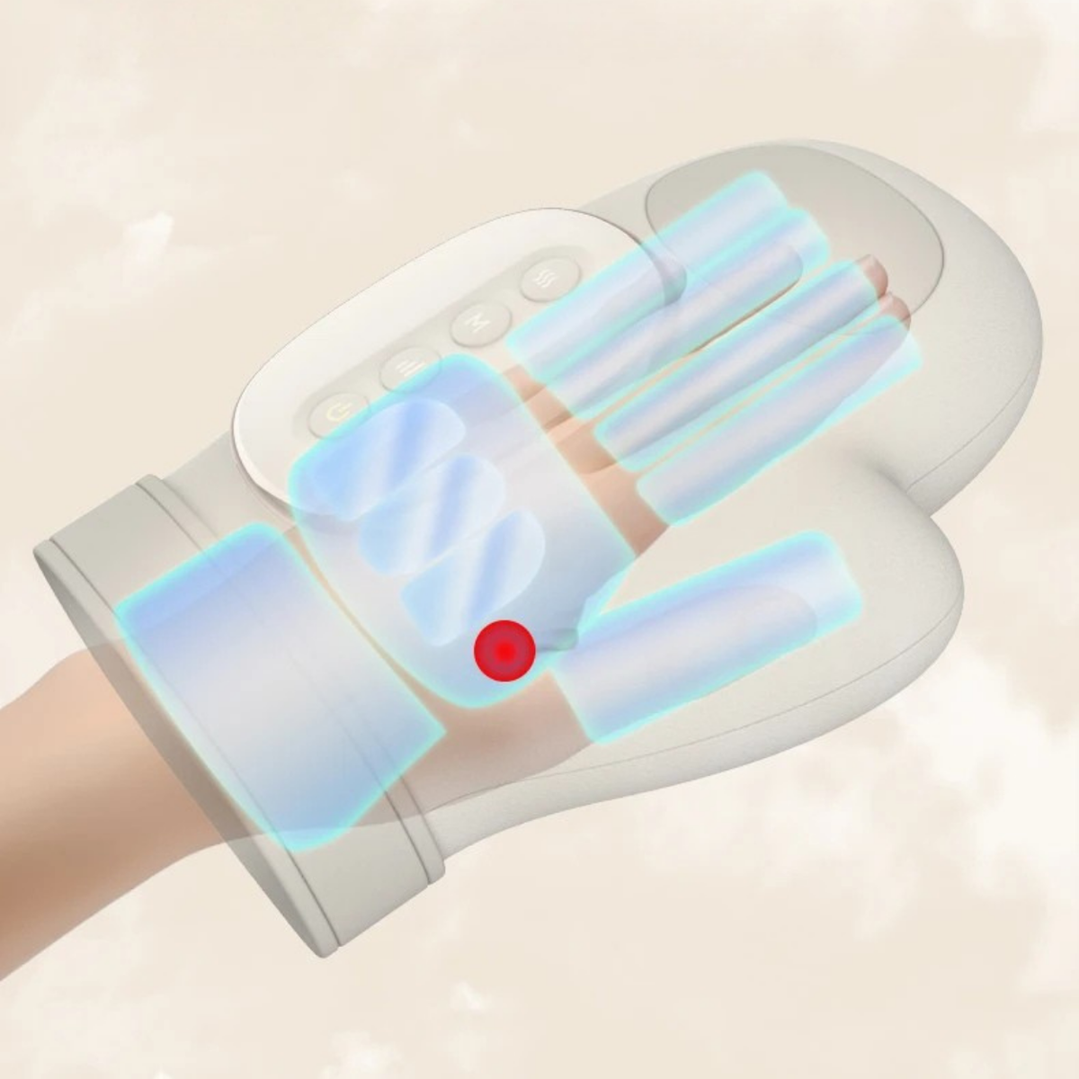 Electric Hand Massager with Heat for Joint Pain Relief
