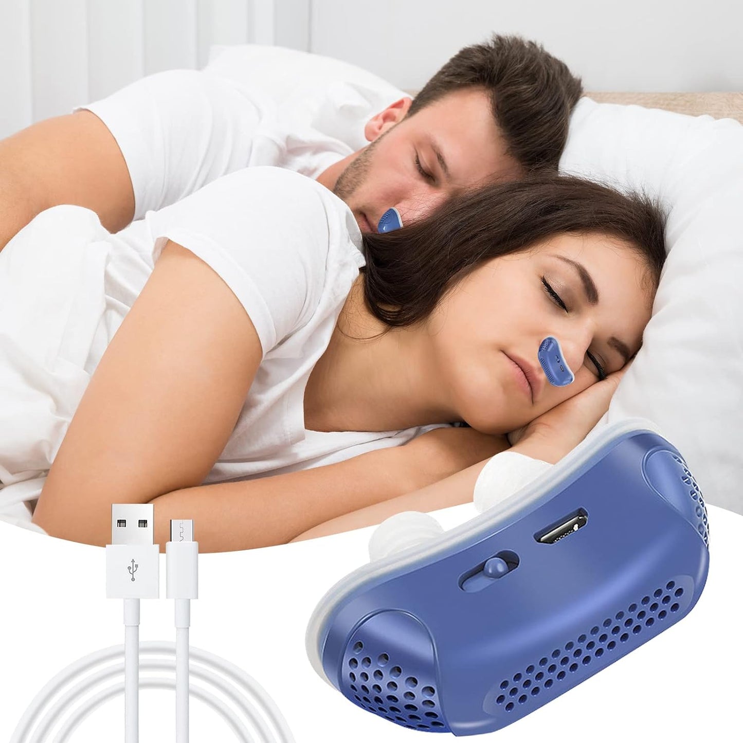 Portable Mini CPAP Device for Sleep Apnea & Snoring Relief - CPAP Alternative