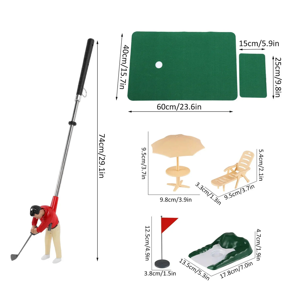 Home Mini Golf Experience Set for Family Fun