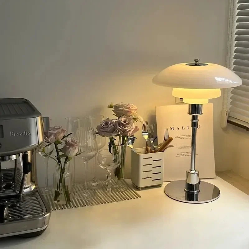 Minimalist LED Home Light – Nordic Style Glass Table Lamp