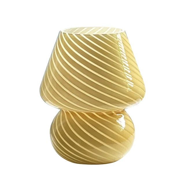 Stylish Table Lamp with Glass Shade