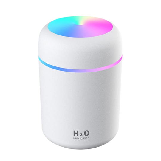 WhisperCool Humidifier 300ml | Silent Operation with LED Glow