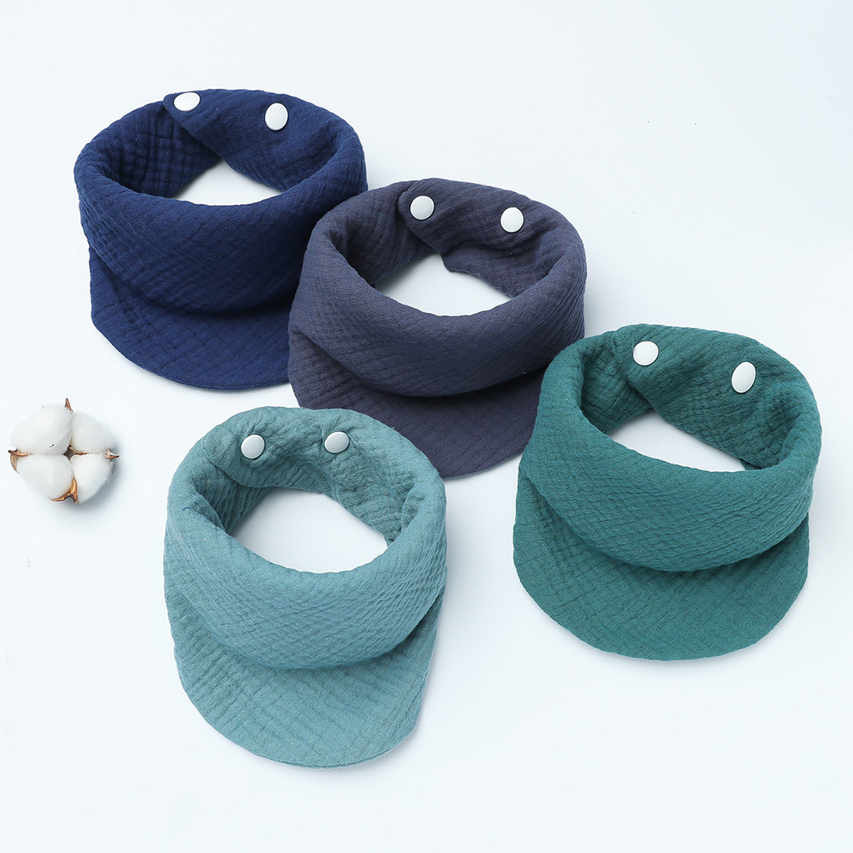 Reversible Cotton Scarf with Adjustable Design