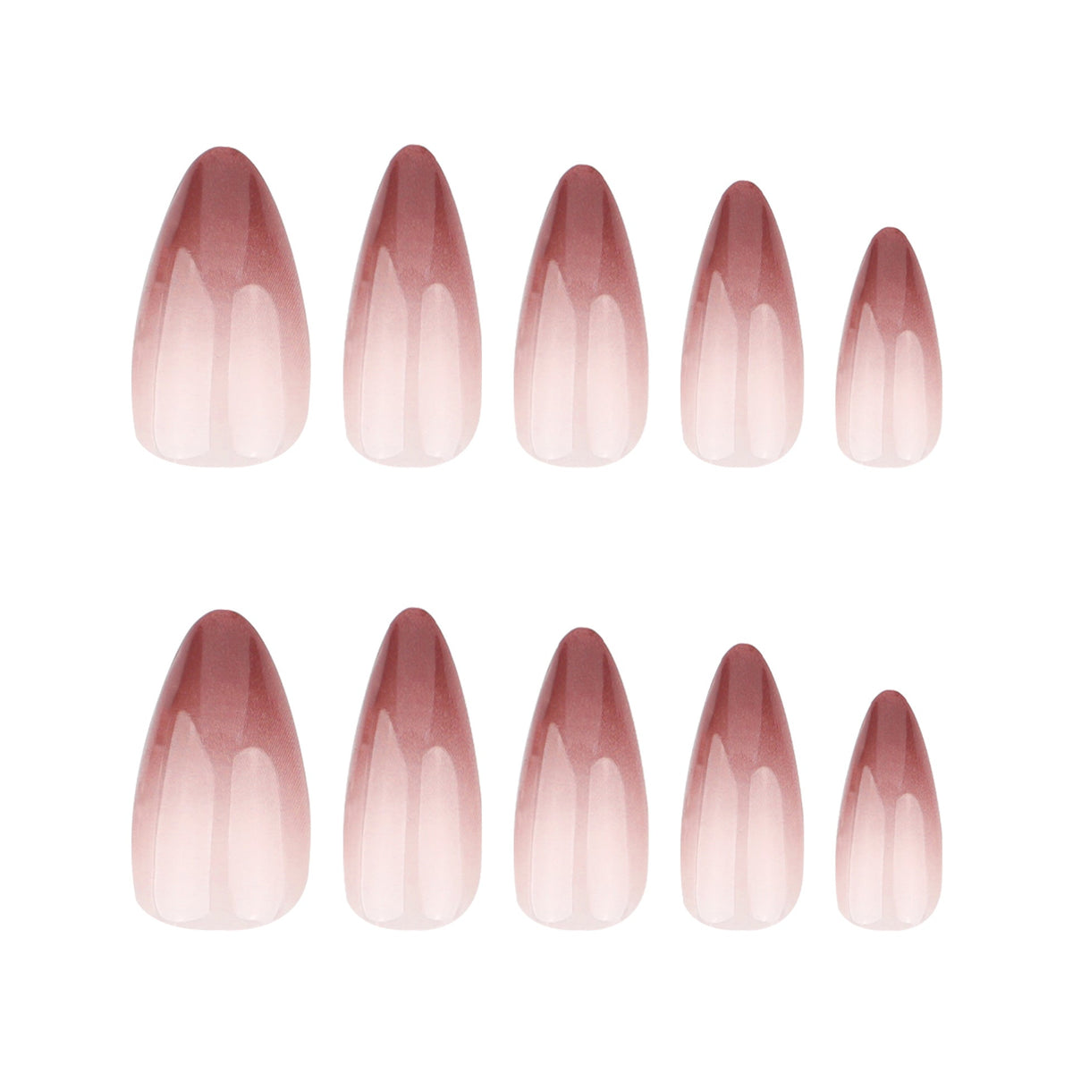 Ombre Design Stiletto Nails - Artistic Elegance