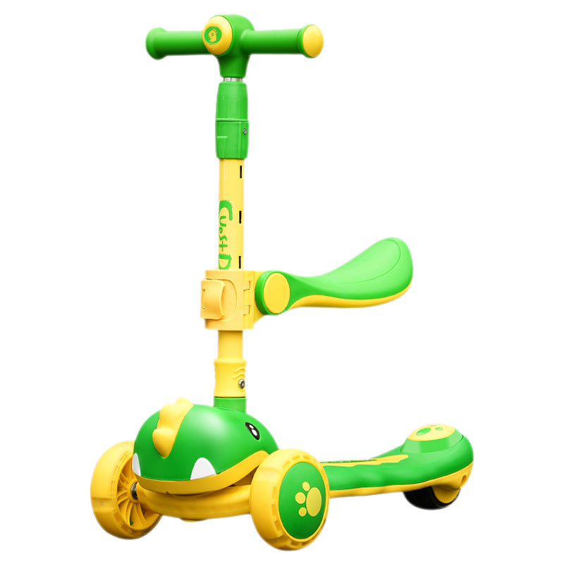 Animal-Inspired Ride-on Kick Scooter for Kids