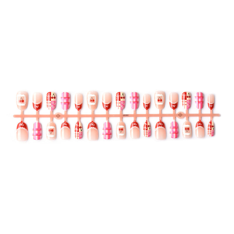 Seasonal Themed Press-On Nail Art for Creative Styles