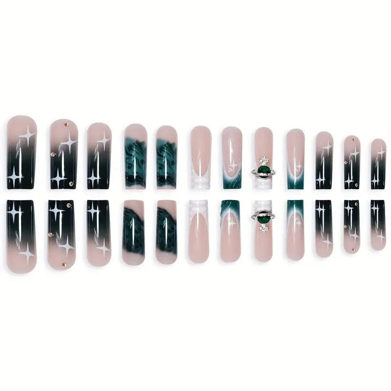 Creative Press-On Nail Art Extensions