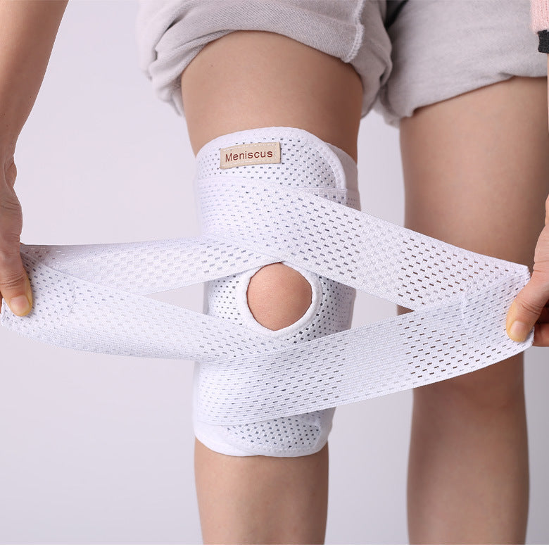 Knee Brace with Adjustable Compression Support