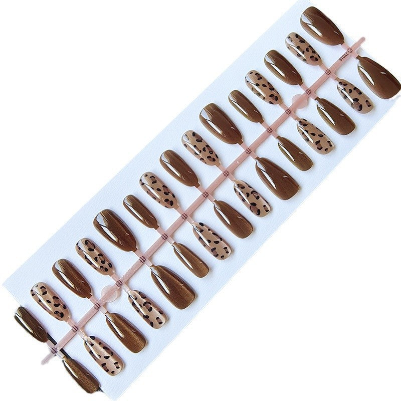 Modern Leo Design Acrylic Nail Set