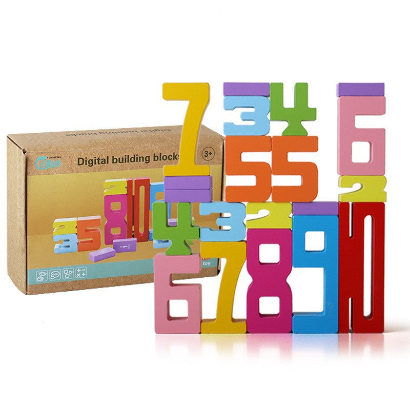 Educational Math and Number Learning Blocks