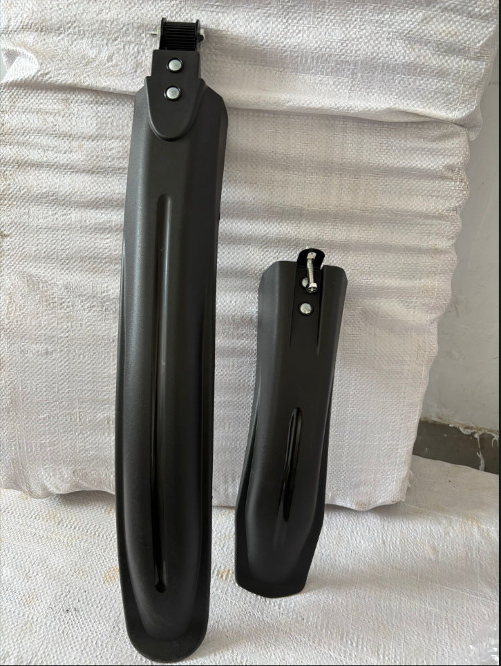 Set of Adjustable Mud Guards for Bicycles