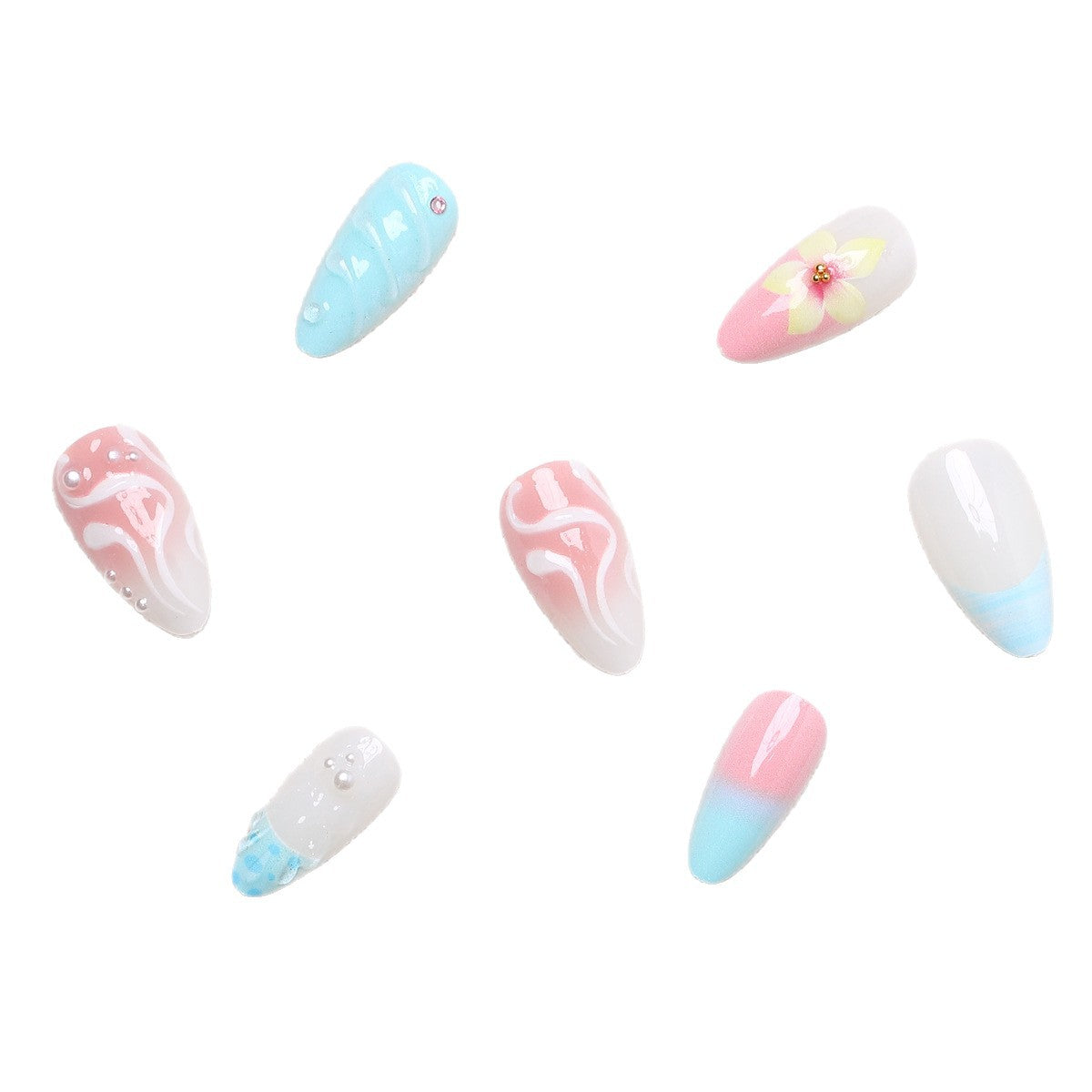 Shell Design Artistic Nail Tips