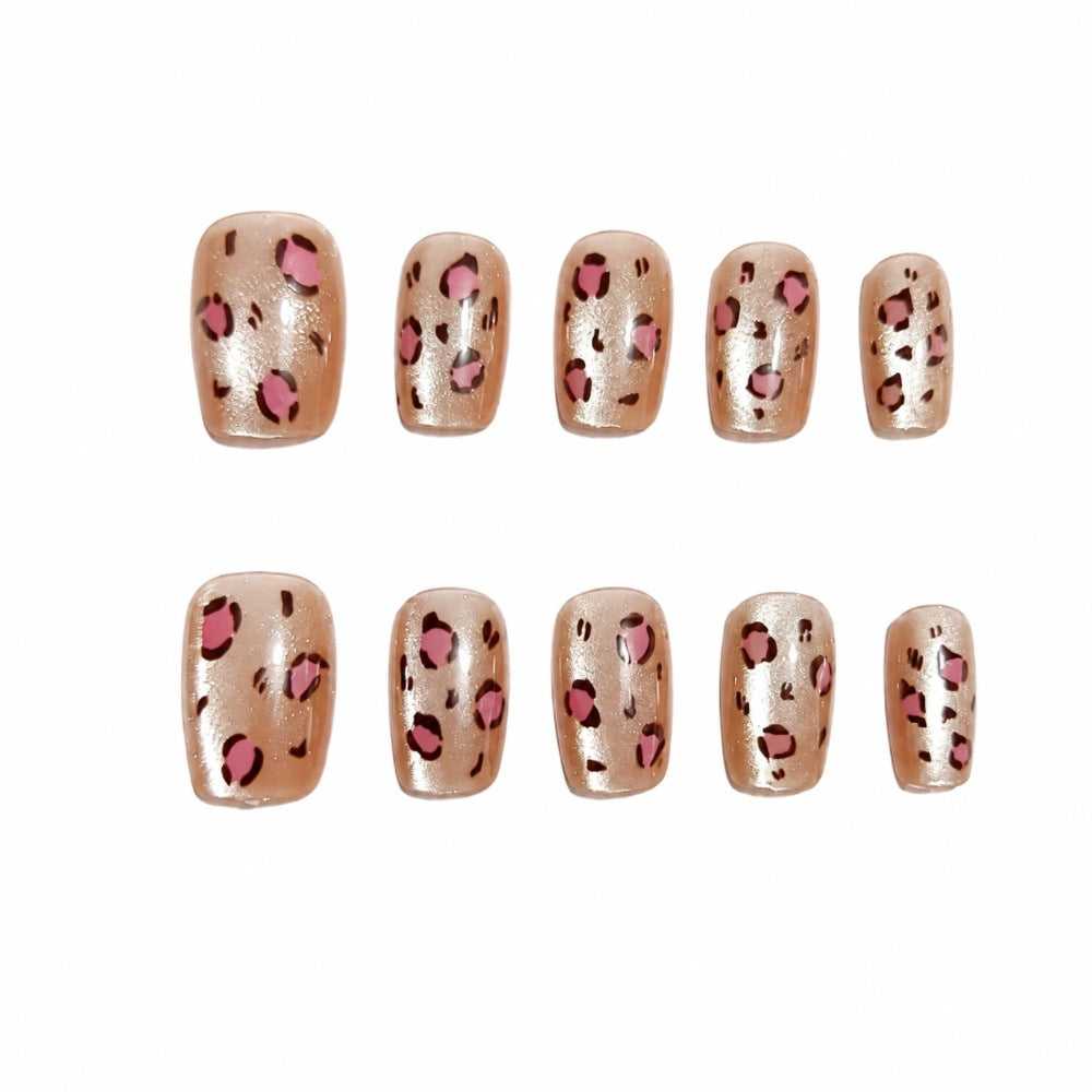 Modern Animal Print Acrylic Nail Set