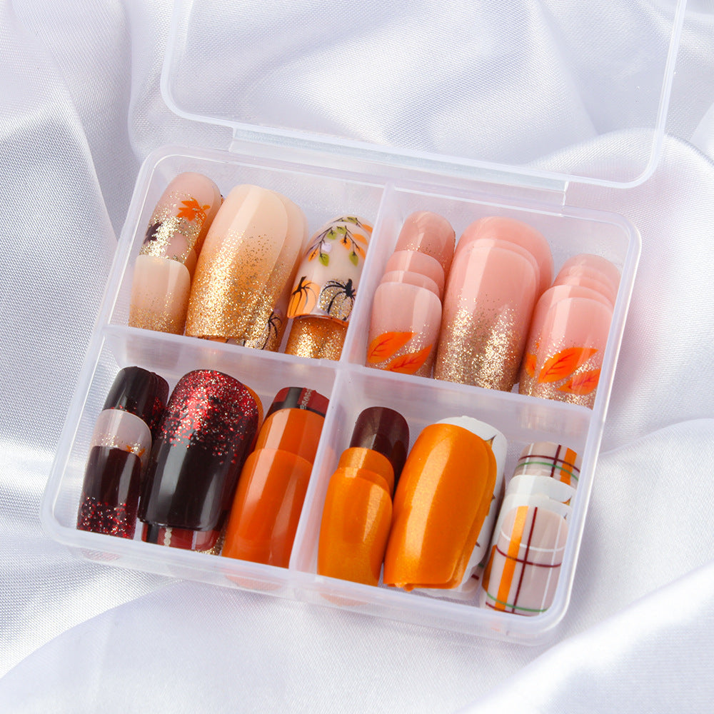 Glitter Nail Art Kit with Autumn Theme