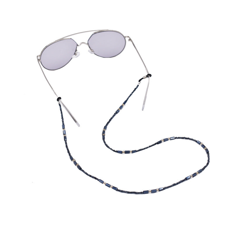 Beaded Eyewear Holder with Adjustable Design