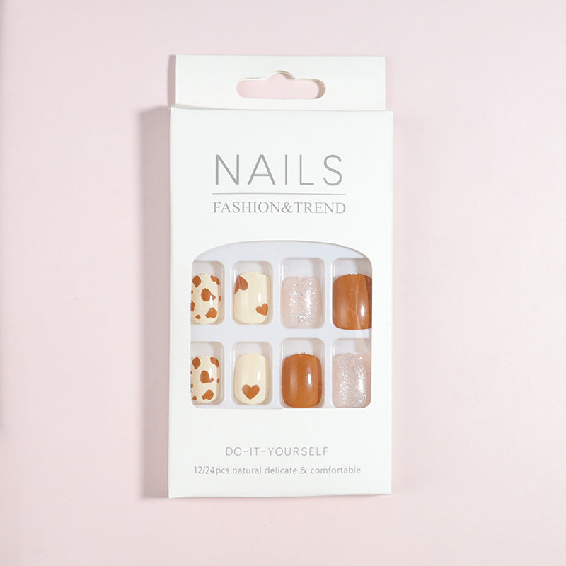 Modern Geometric Design Press-On Nail Set – Artistic Styles