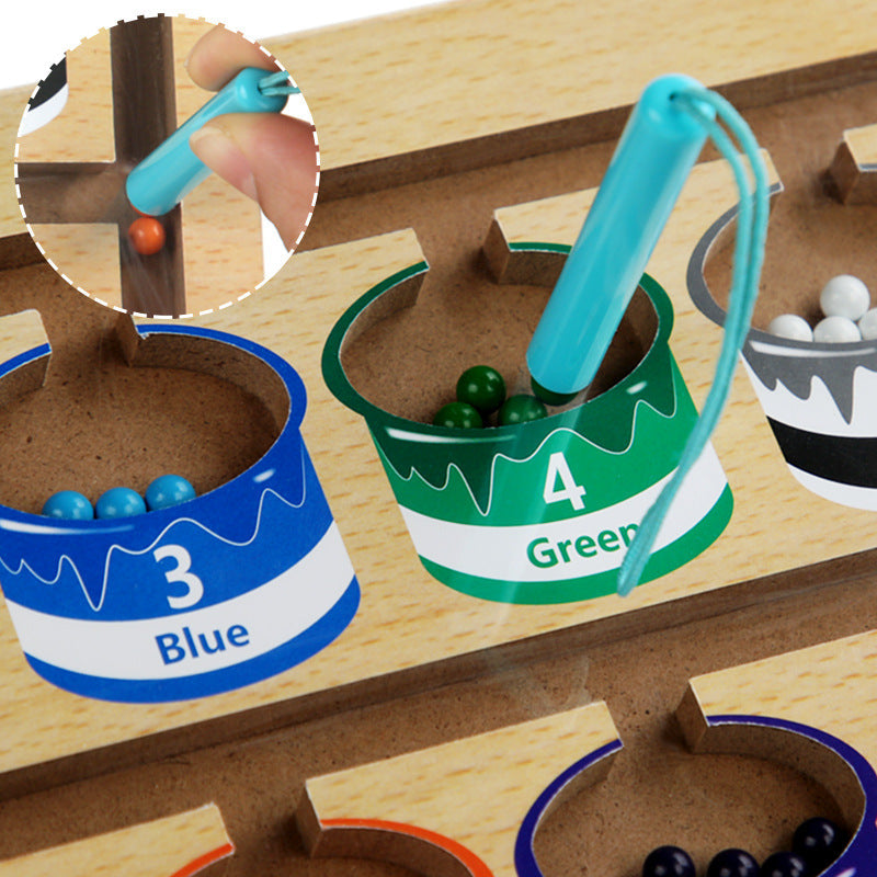 Magnetic Maze Game for Montessori Learning