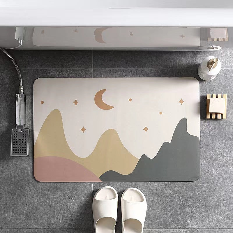 Abstract Scenery Bath Mat