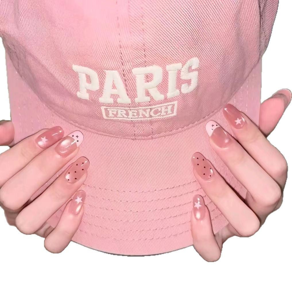 Star Pattern Press-On Nail Art Set