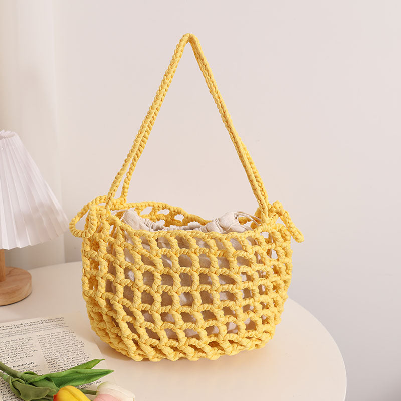Lightweight Mesh Shoulder Tote