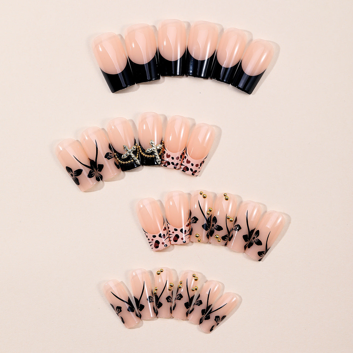 Artistic Press-On Nail Enhancements
