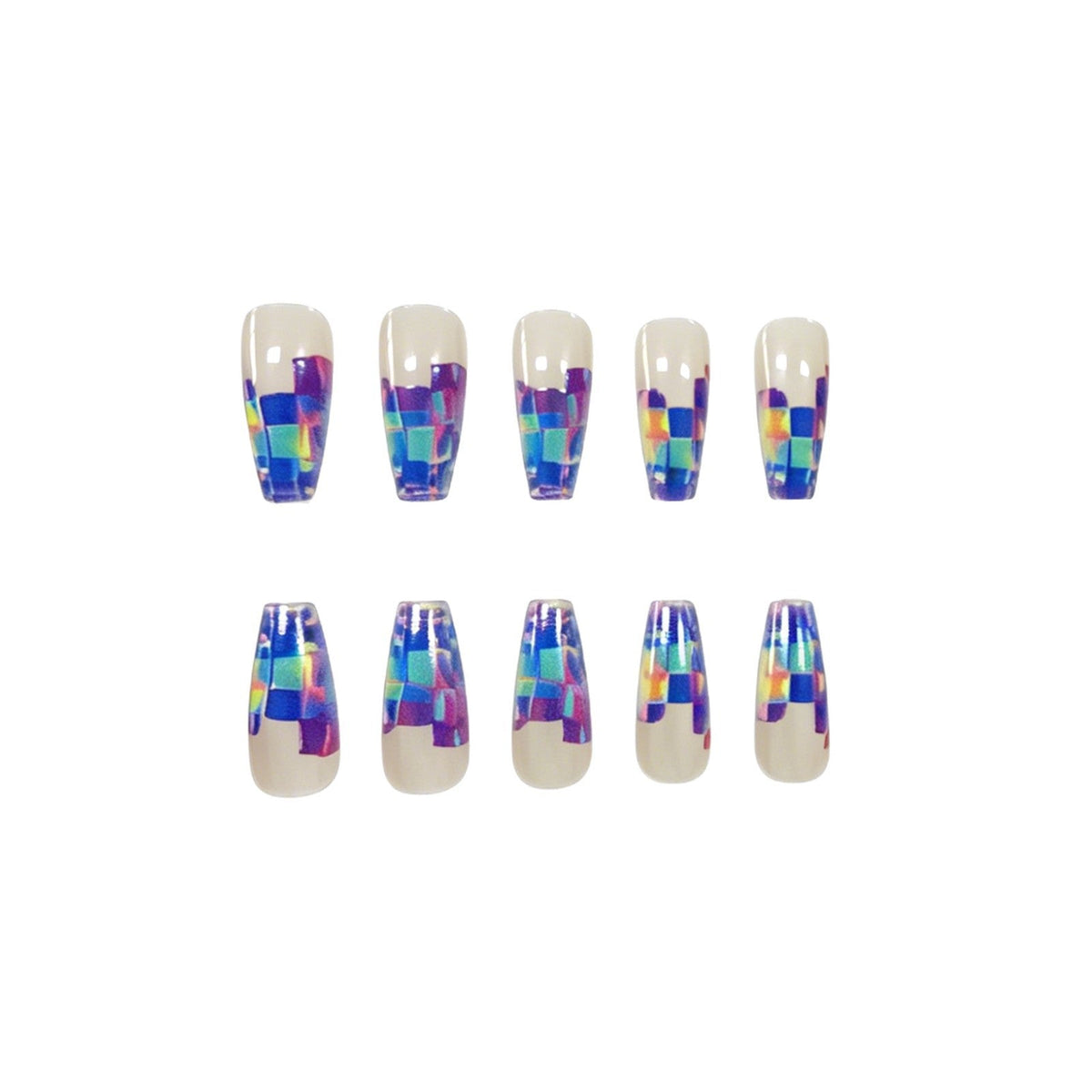 Clear Acrylic Nail Tips for Creative Extensions