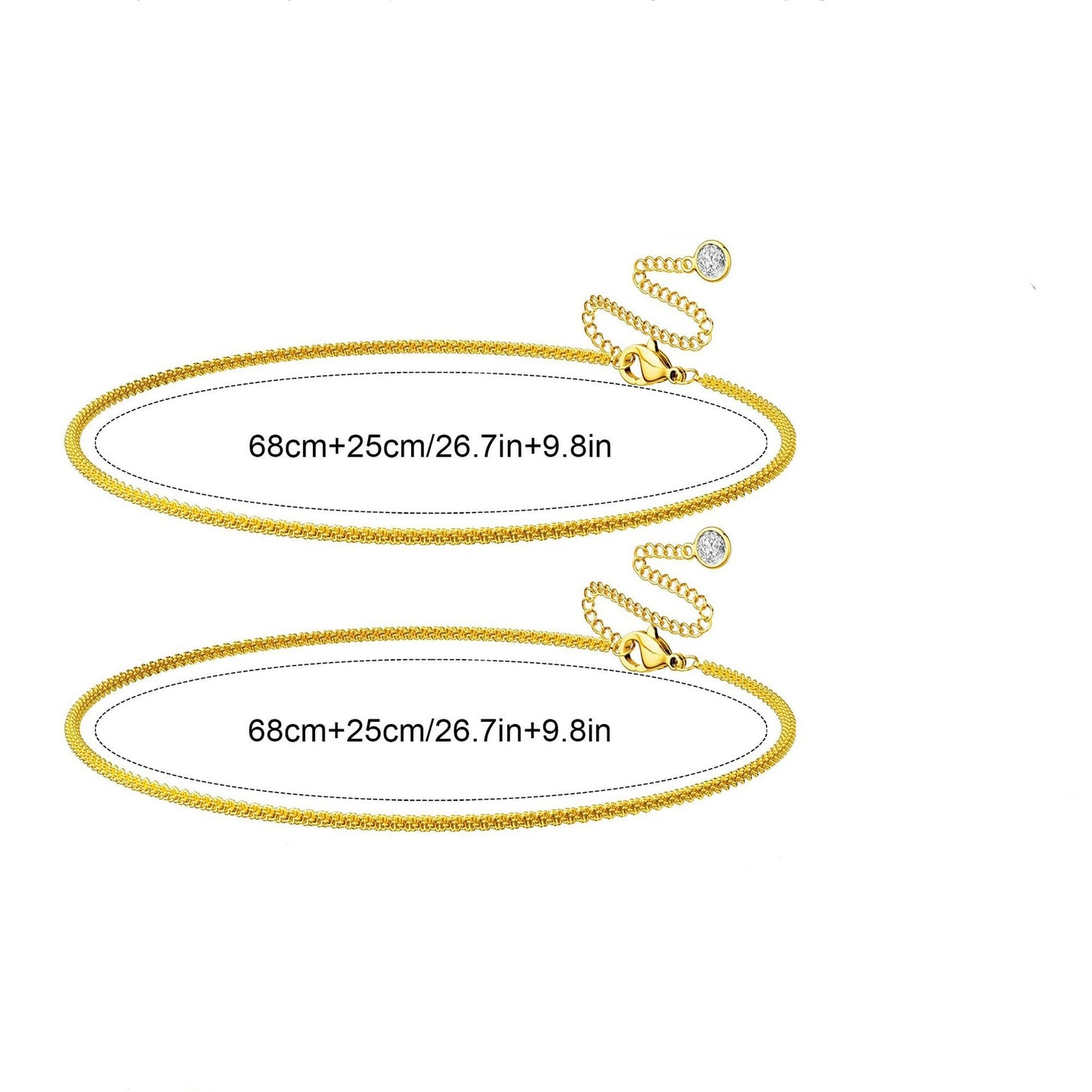 Elegant Adjustable Necklace in Multiple Designs