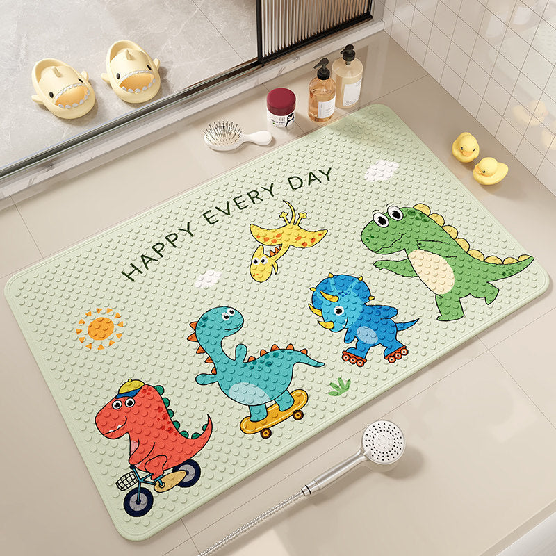 Decorative Bath Mat with Animal Designs