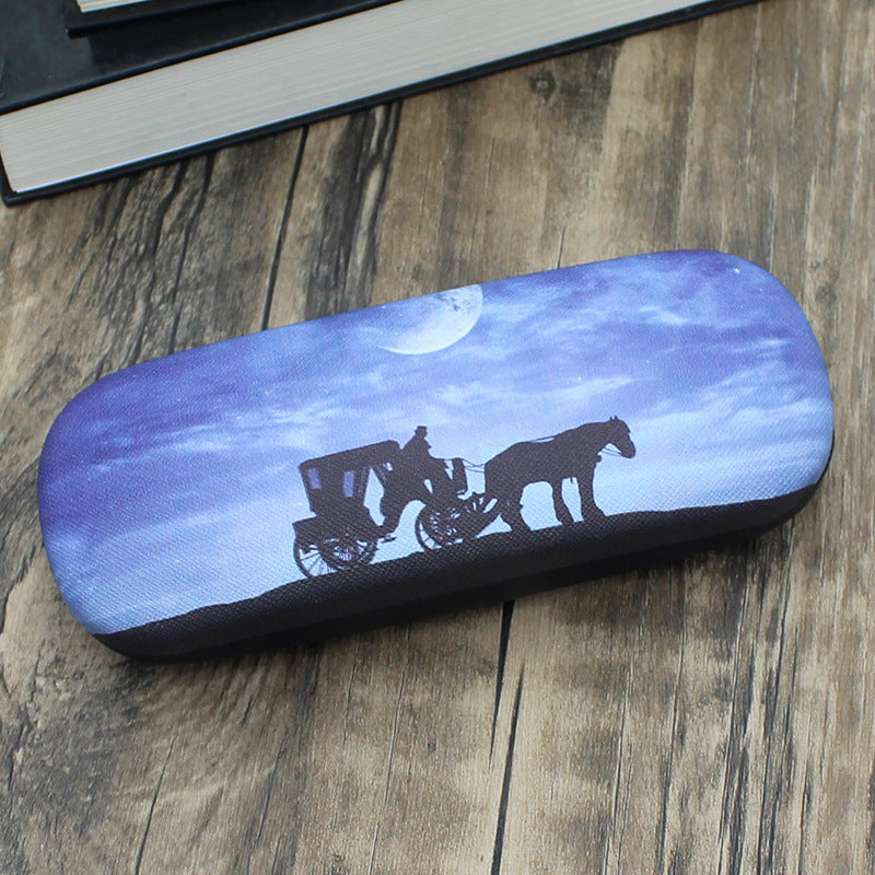 Eyewear Case with Abstract Design