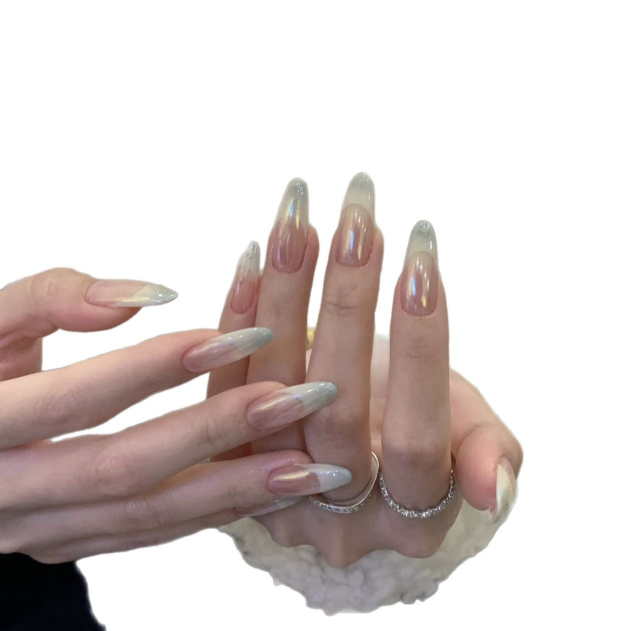 Shimmering Acrylic Nail Set