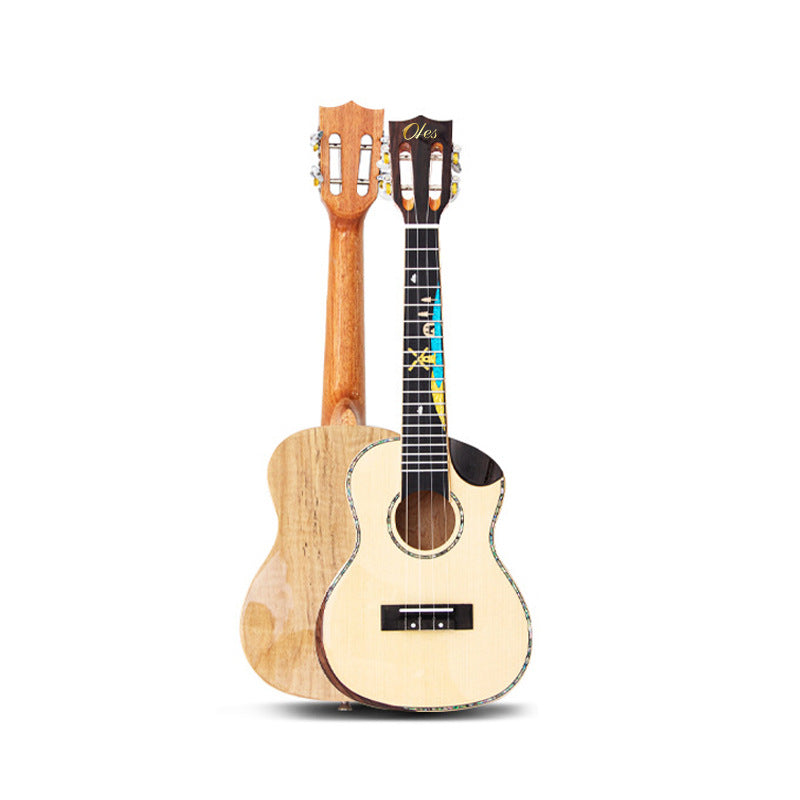 Solid Wood Ukulele - 23-Inch Size