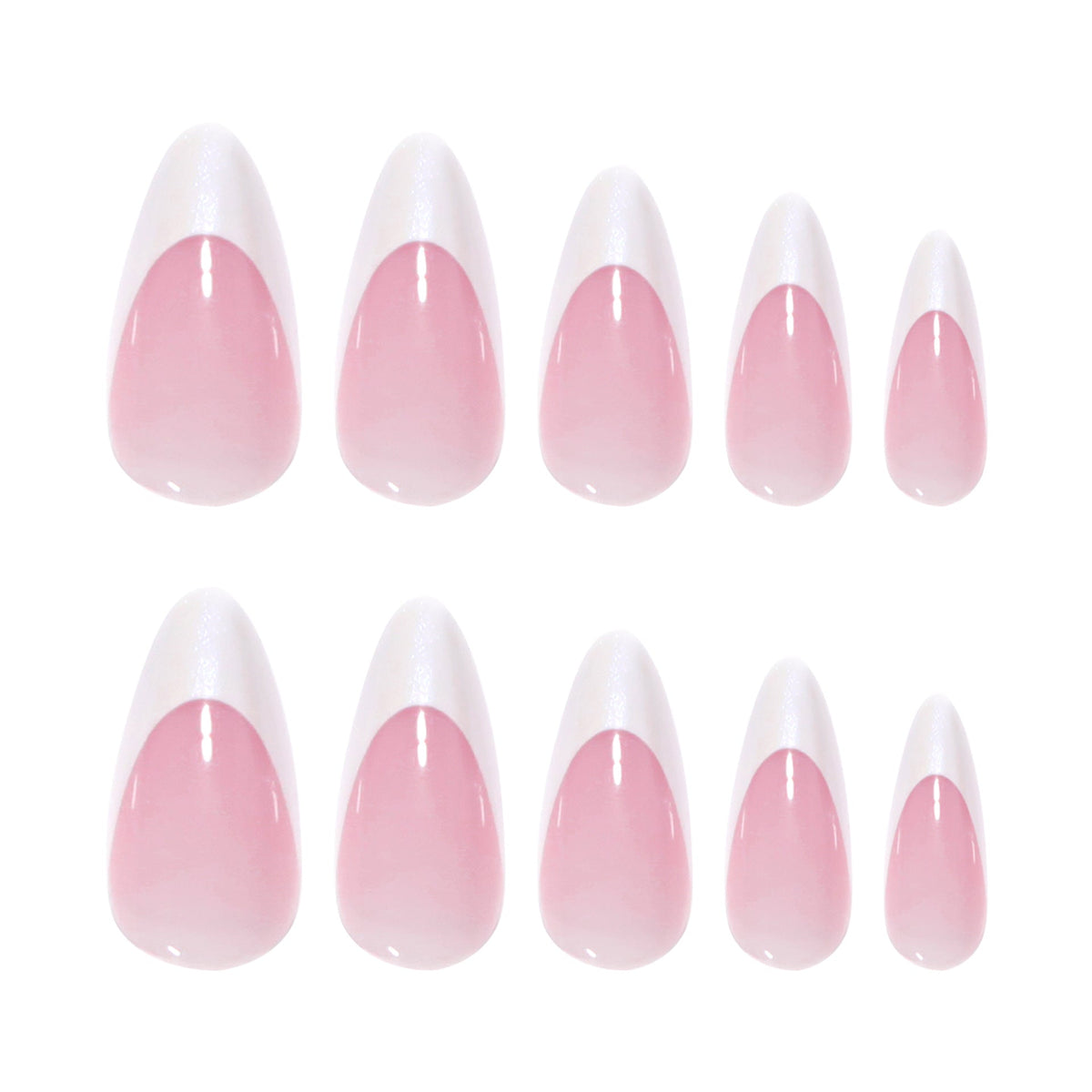 Elegant Gradient Design on Artistic Stiletto Nail Tips